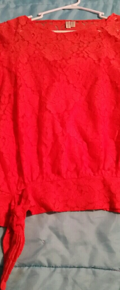 Lace top with built in camisole